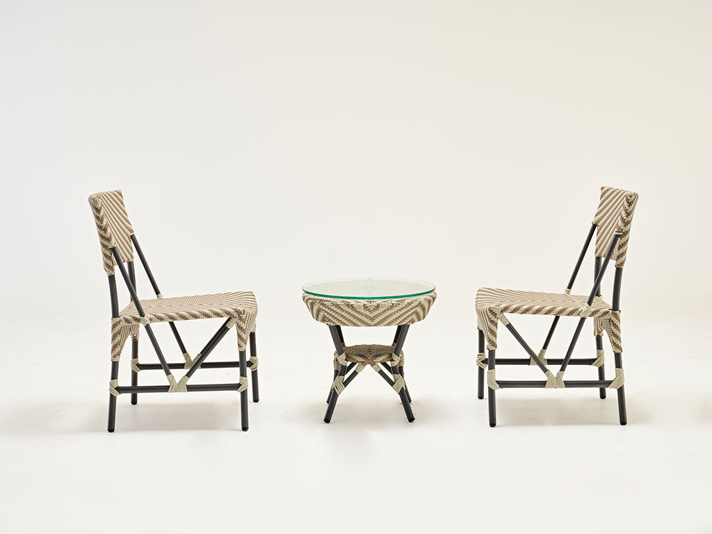 Club (2 Single Seater Chair With Center Table)