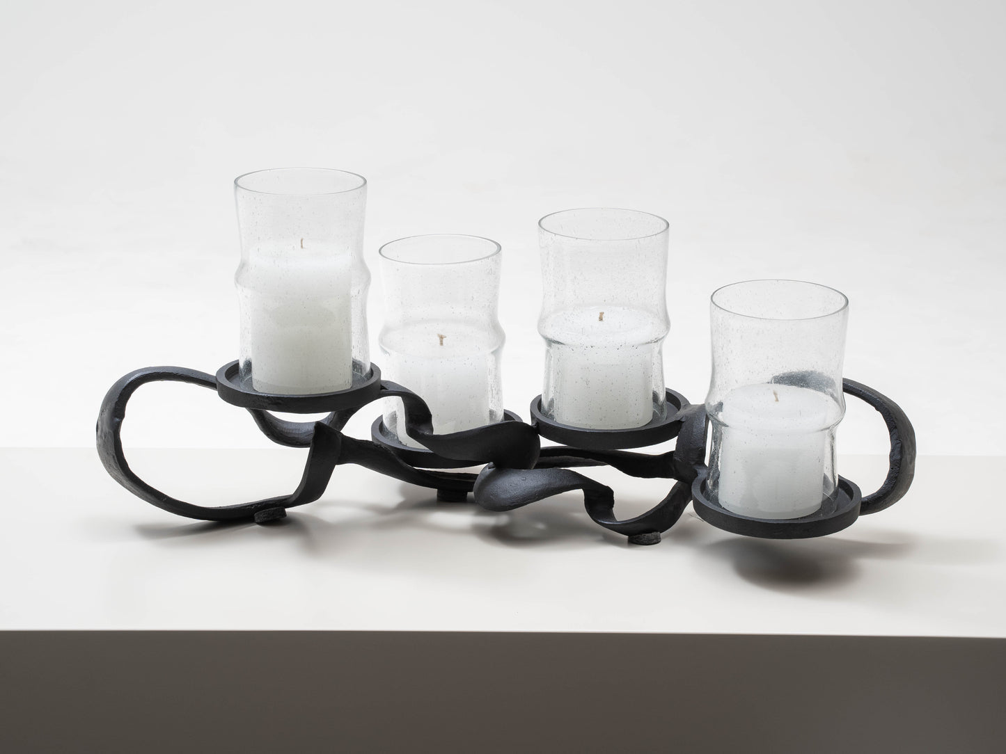Noir Flow Candle Holder 55179 (2 Pcs Available)