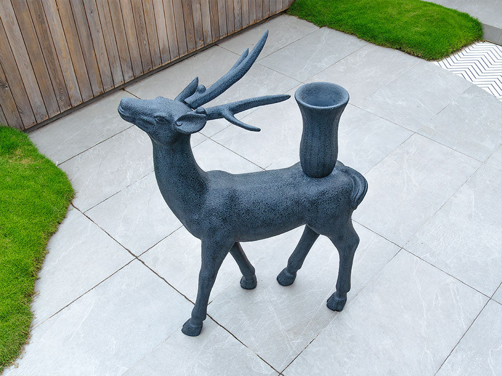 Reindeer Garden Decor Planter