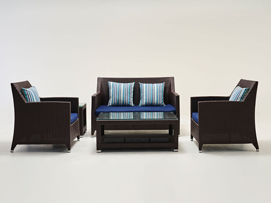 Barcelona (2 Seater Sofa+1 Seater Two chair+ Center Table + Side Table)