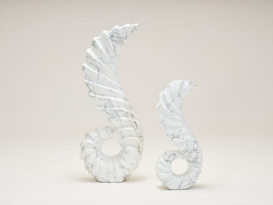 Marble Twist Planter Set Of 2