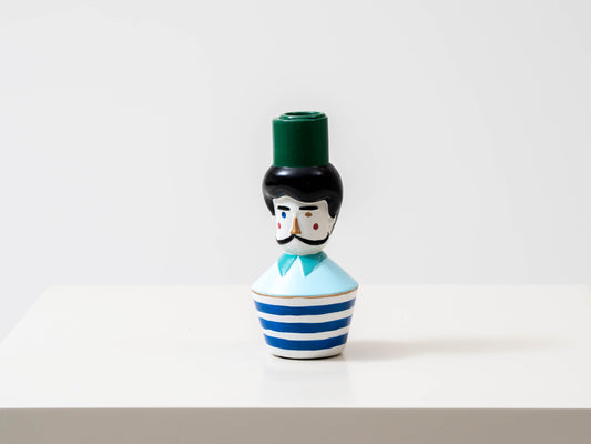 Moustache Man Candle Holder