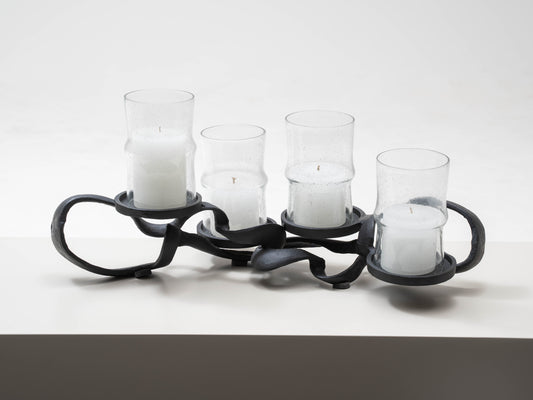 Noir Flow Candle Holder 55179 (2 Pcs Available)